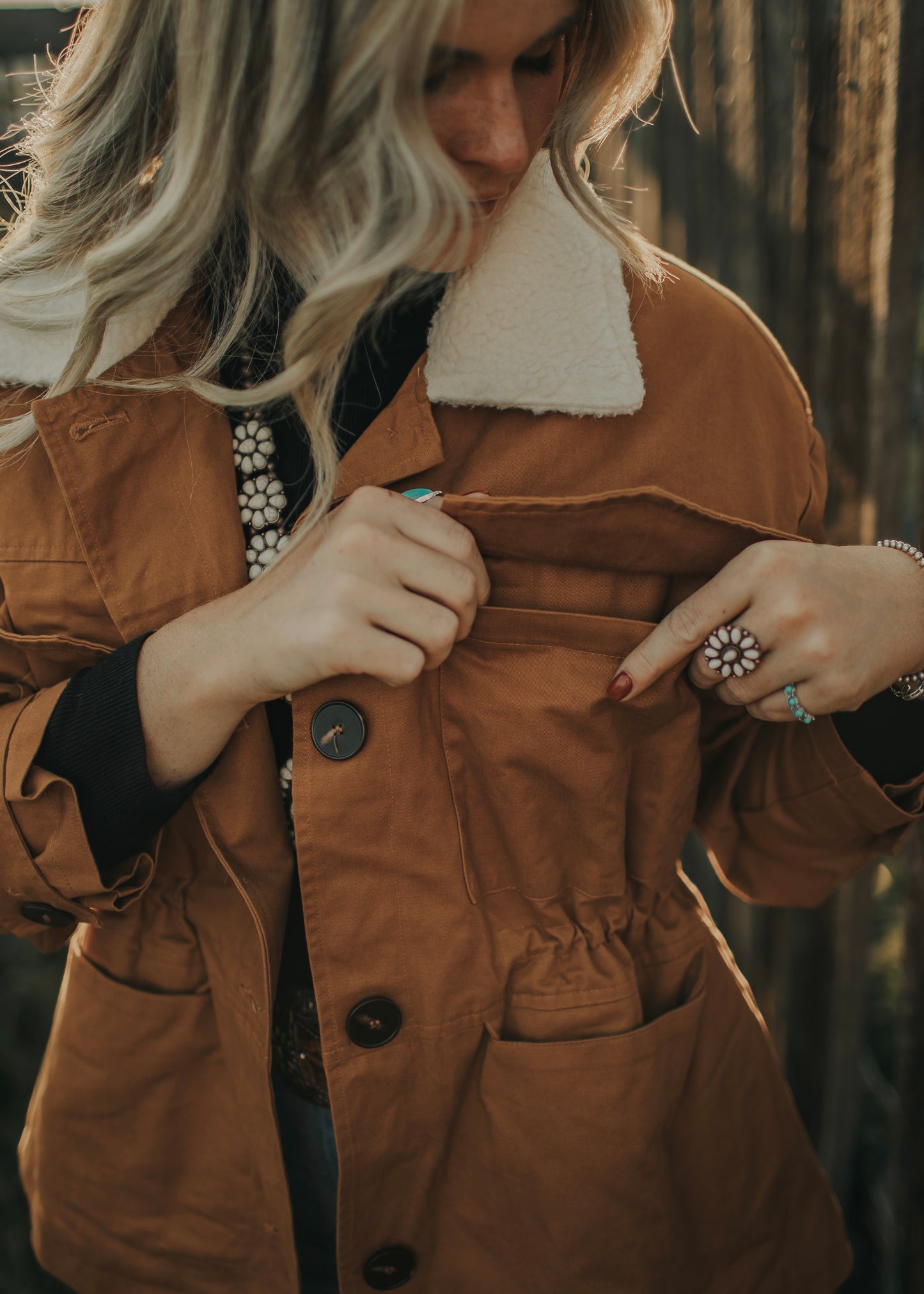 Ellie Sherpa Chore Coat