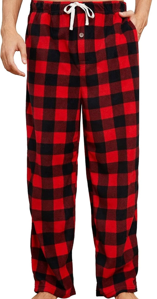 Men's Plaid Pajama Bottoms