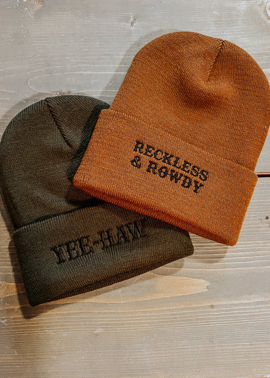 Western Embroidered Toques