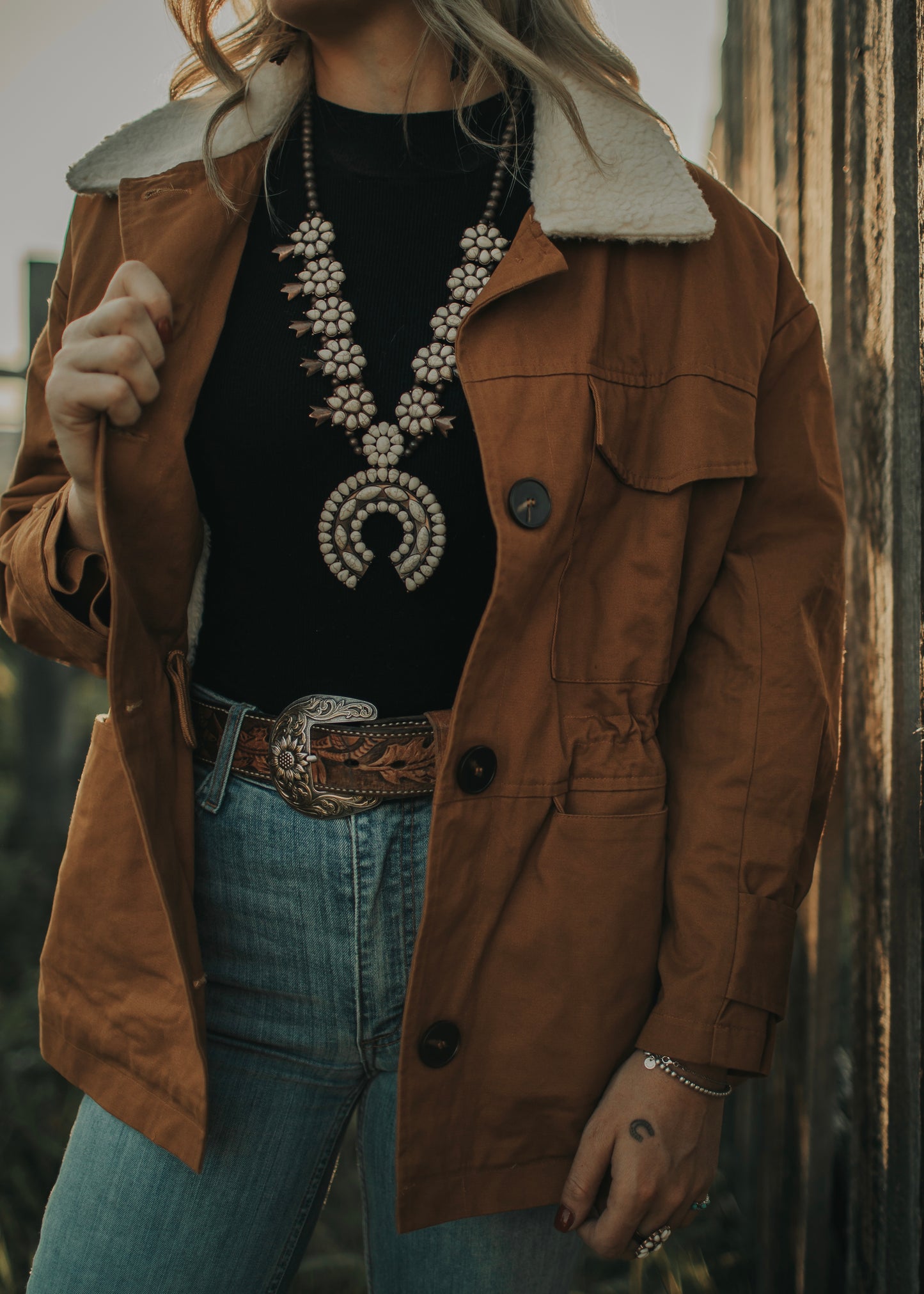 Ellie Sherpa Chore Coat