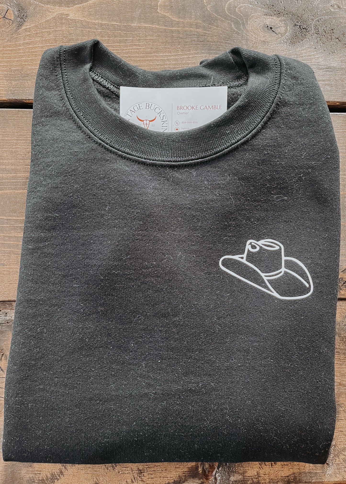 VB Original - Cowboy Hat Crewneck