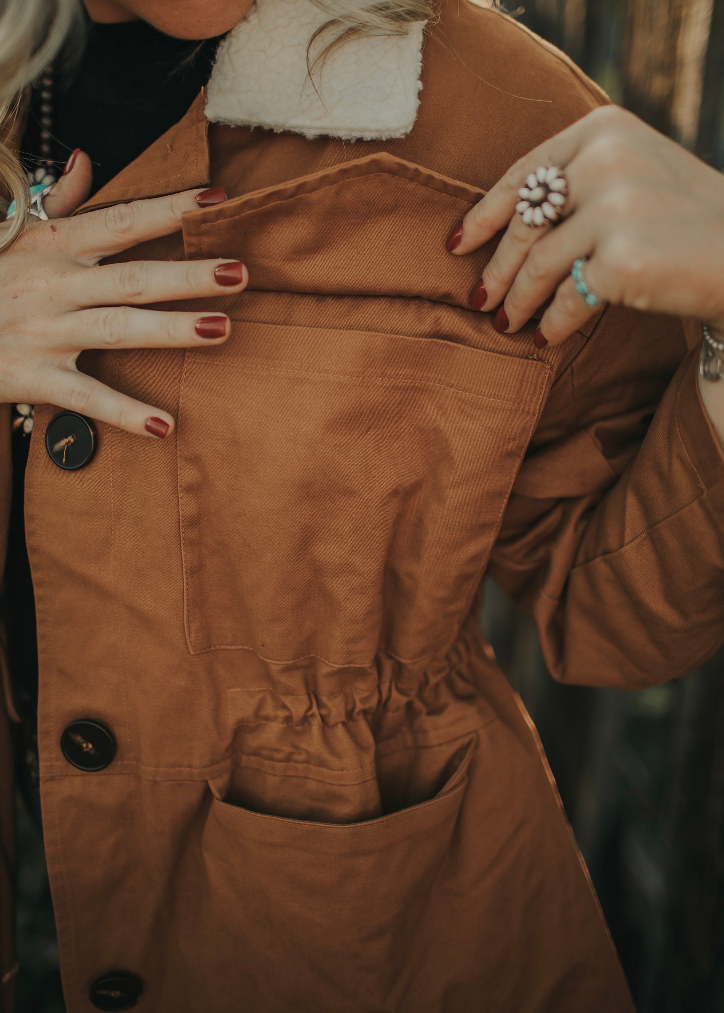 Ellie Sherpa Chore Coat