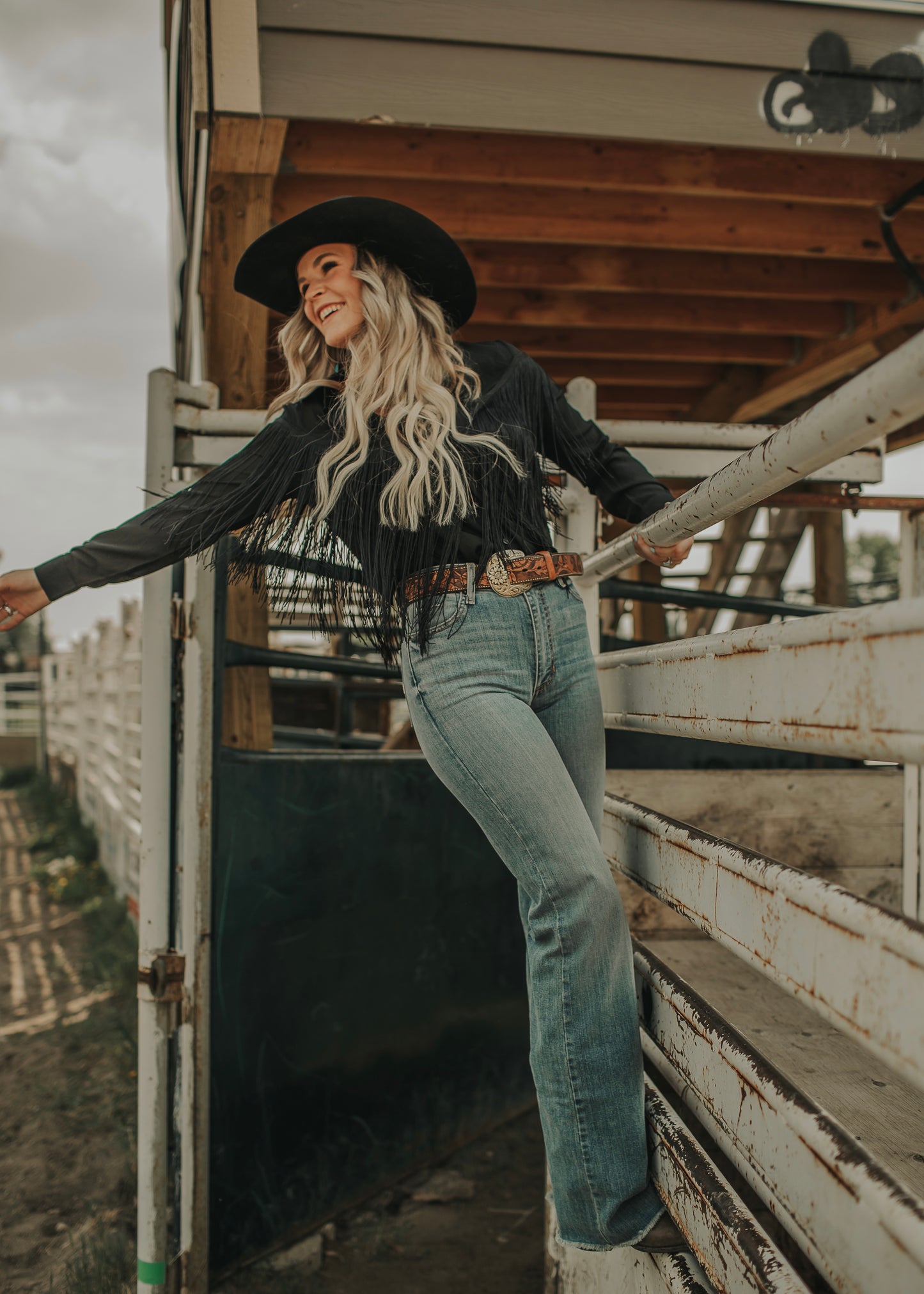 Shania Fringe Blouse
