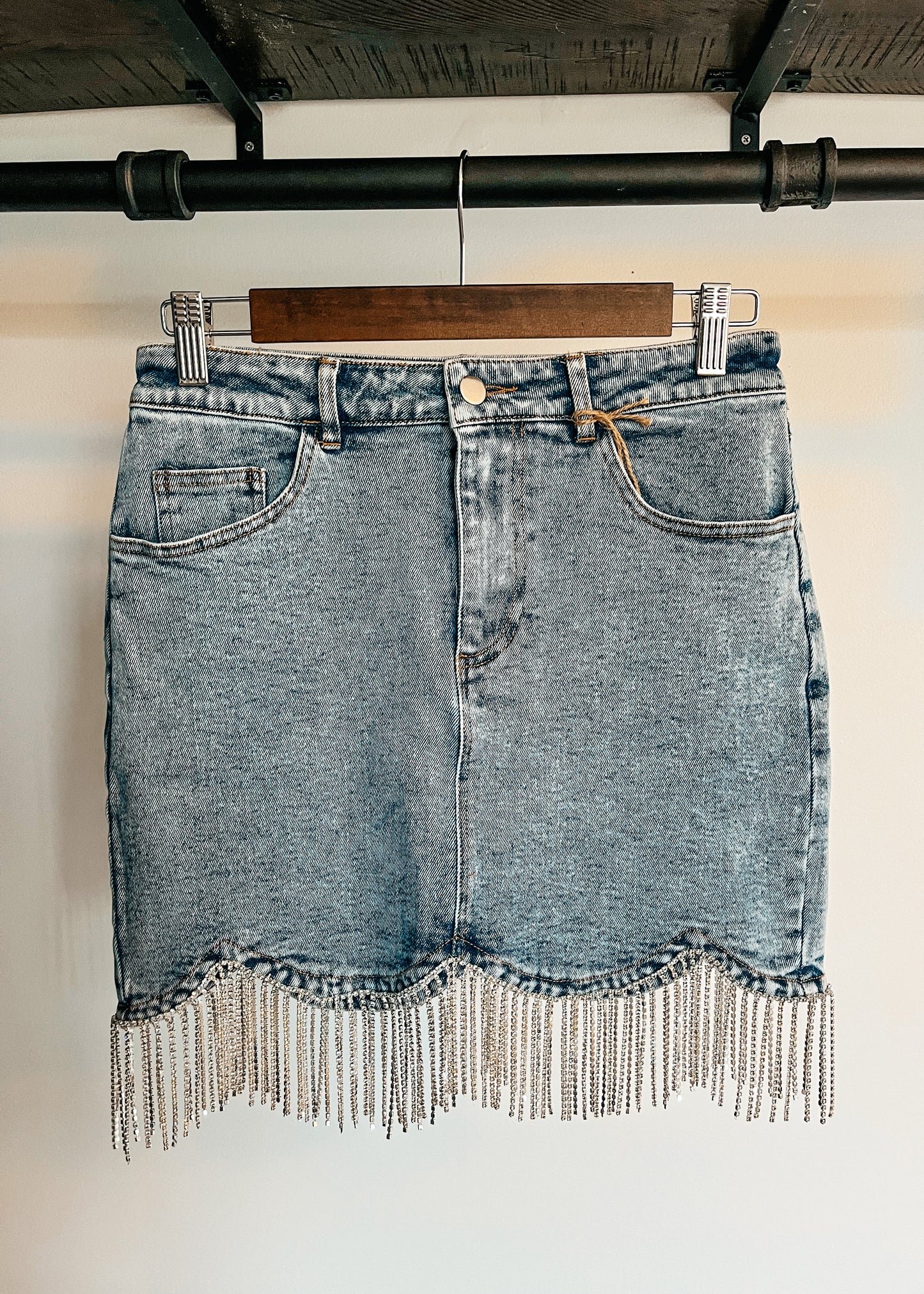 Adeline Rhinestone Skirt