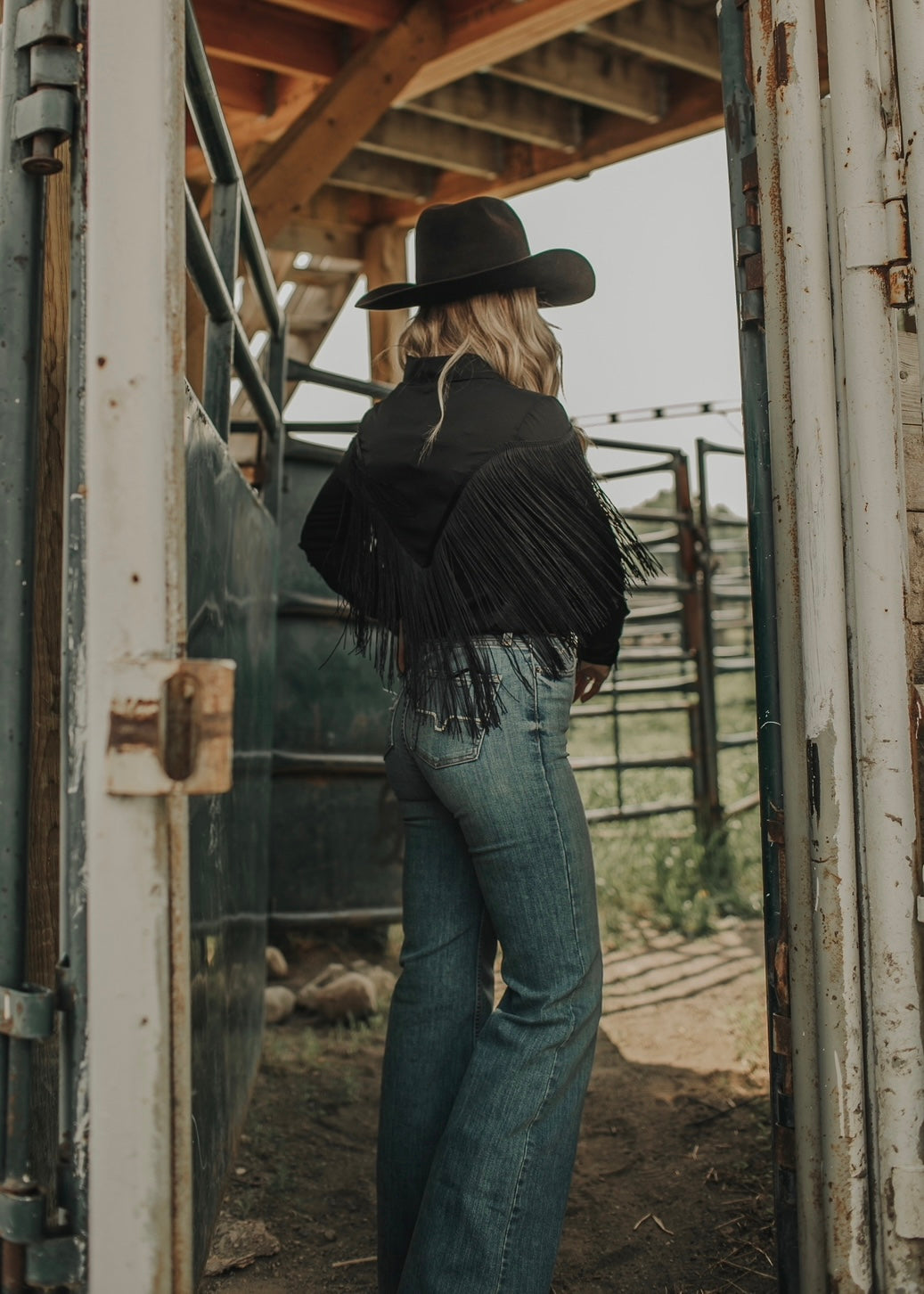 Shania Fringe Blouse