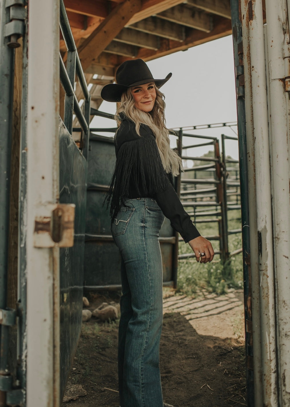 Shania Fringe Blouse
