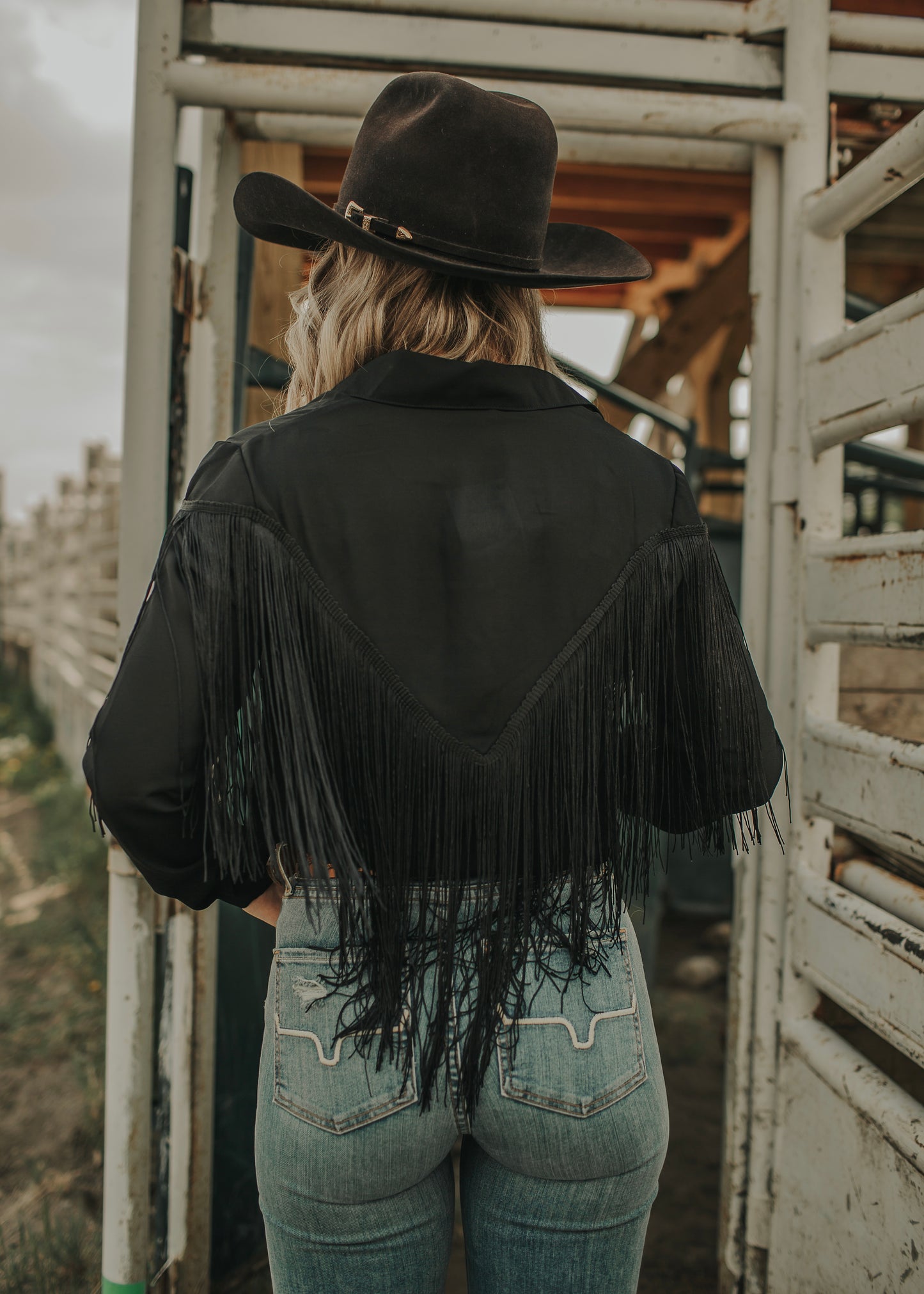 Shania Fringe Blouse