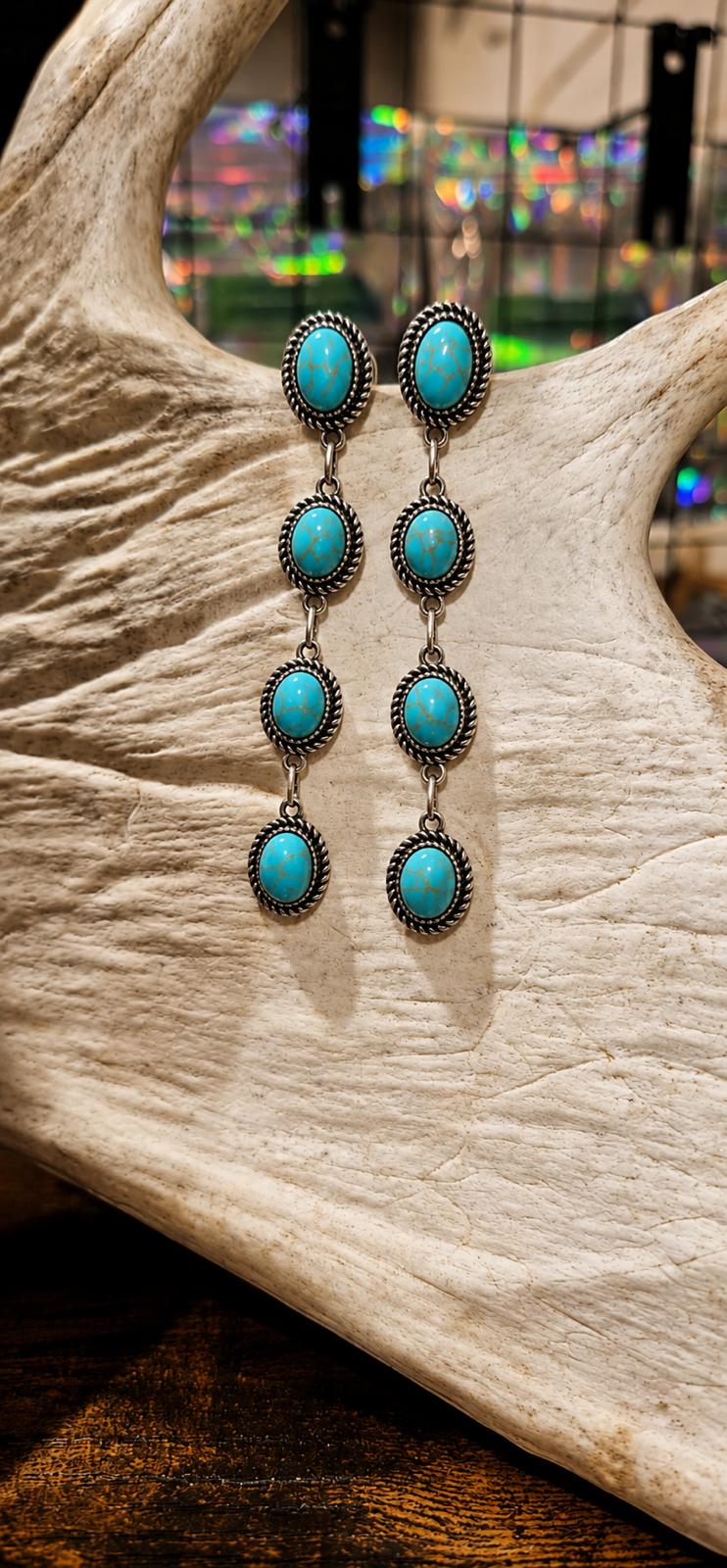 Mesa Turquoise Drop Earings