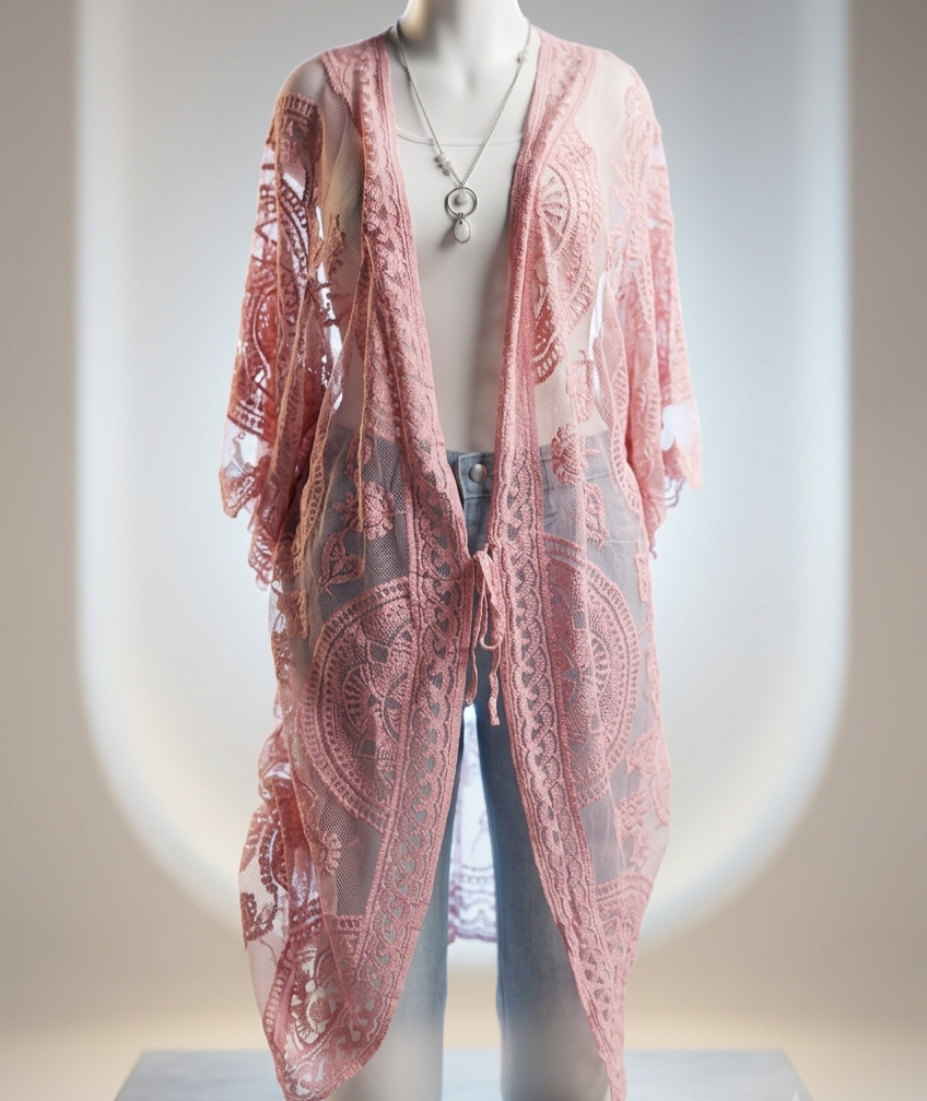 Saddle & Silk Lace Duster