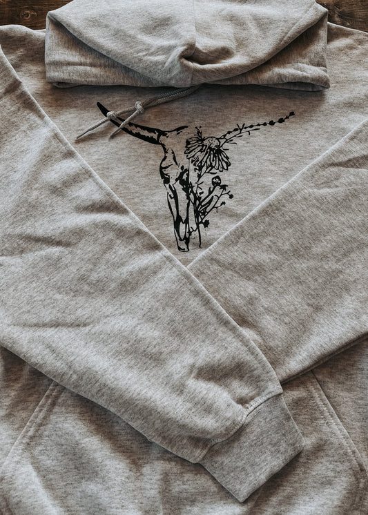 VB Original - Floral Longhorn Hoodie