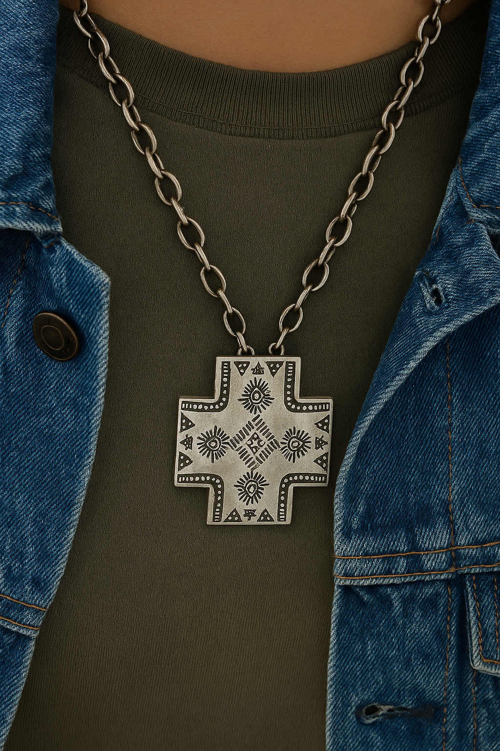 Boho Wild West Chain Necklace