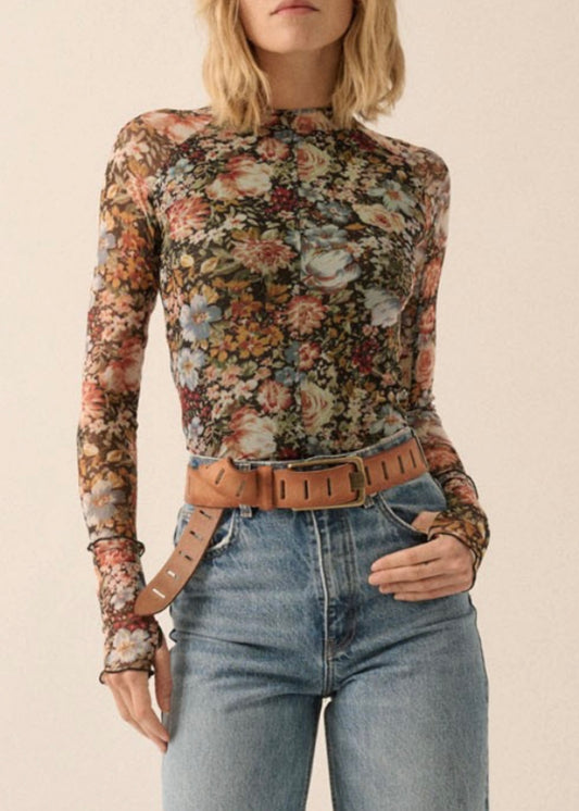 Farryn Floral Layering Top