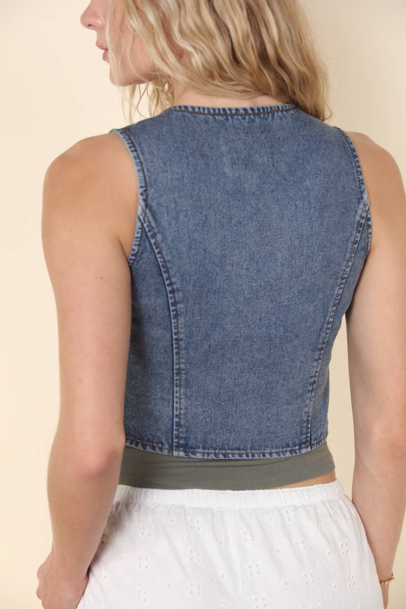 Rodeo Belle Tie Vest