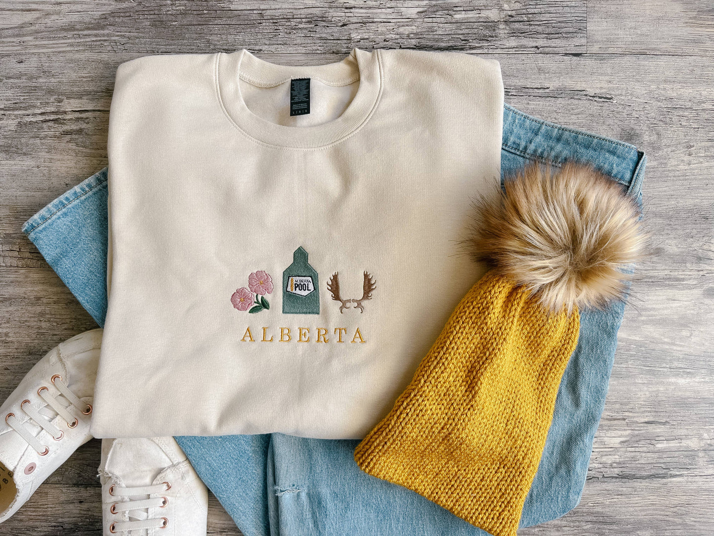 Alberta Wildrose Crewneck