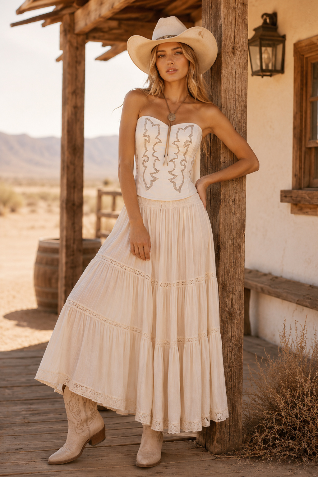 Boot Stitch Bustier